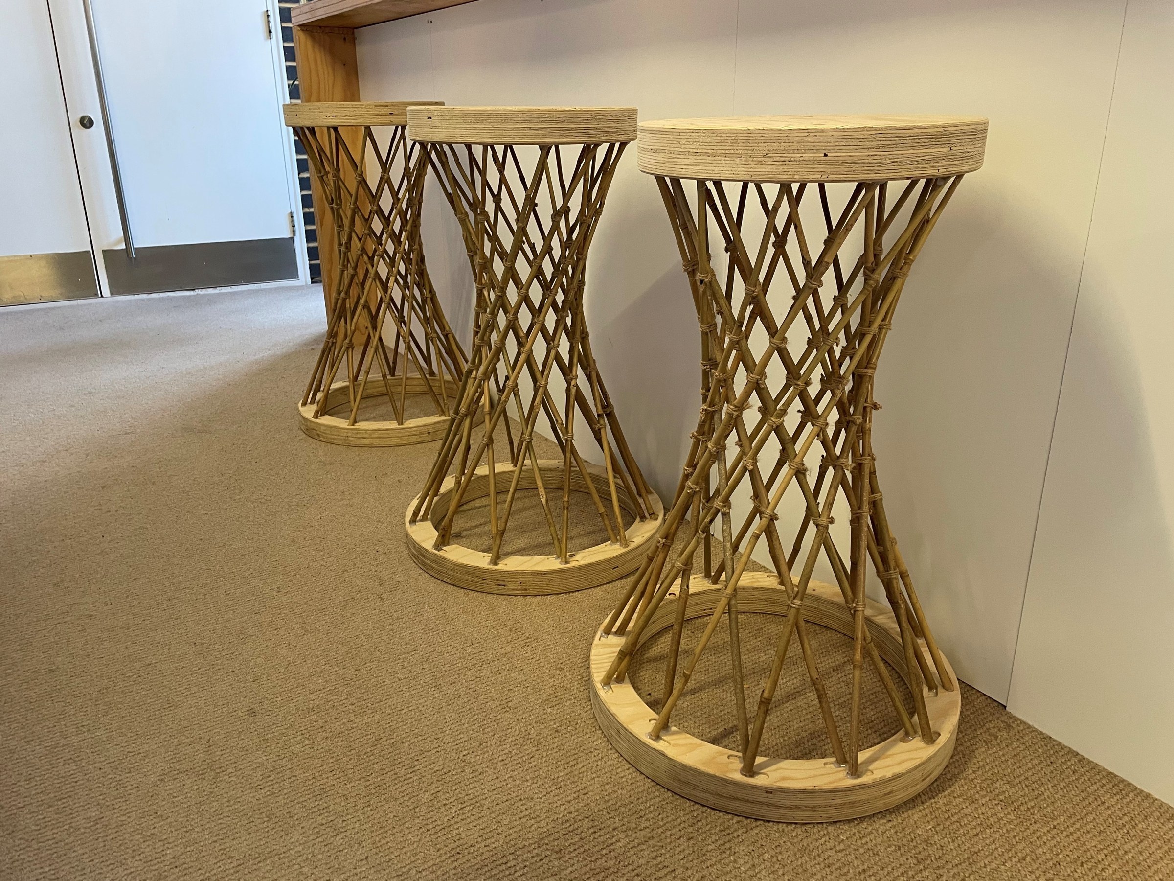 Bamboo stools